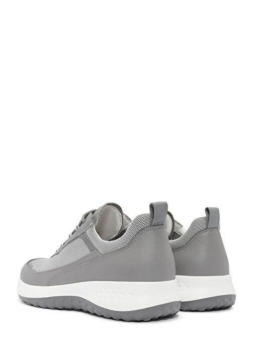 Erkek Gri Bağcıklı Kalın Tabanlı Sneaker 25SFD692614 - Görsel 6