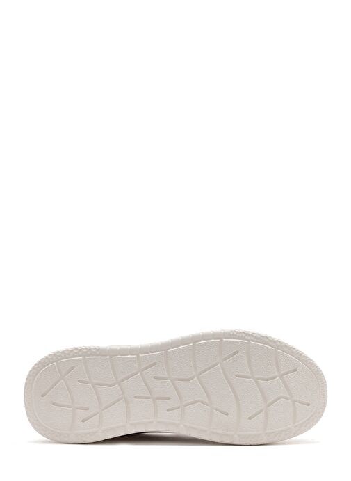 Erkek Bej Bağcıklı Kalın Tabanlı Sneaker 25SFD693314 - Görsel 5