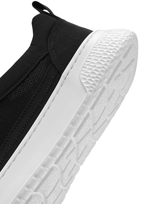 Erkek Siyah Bağcıklı Kalın Tabanlı Sneaker 25SFD693314 - Görsel 9