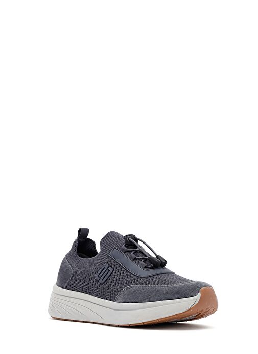 Derimod Zero Erkek Gri Kalın Tabanlı Kumaş Sneaker 25SFD69506F - Görsel 7