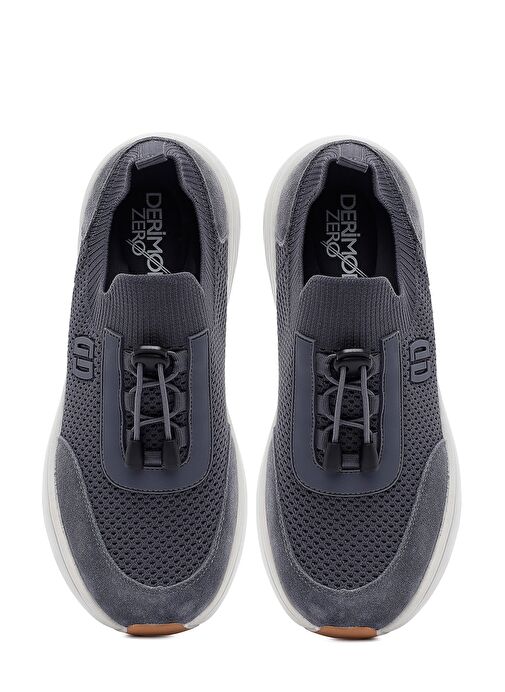 Derimod Zero Erkek Gri Kalın Tabanlı Kumaş Sneaker 25SFD69506F - Görsel 8