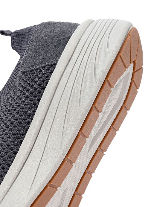 Derimod Zero Erkek Gri Kalın Tabanlı Kumaş Sneaker 25SFD69506F - Görsel 9