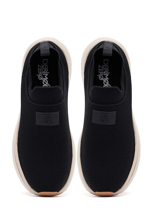 Derimod Zero Erkek Siyah Kalın Tabanlı Kumaş Sneaker 25SFD69526F - Görsel 8