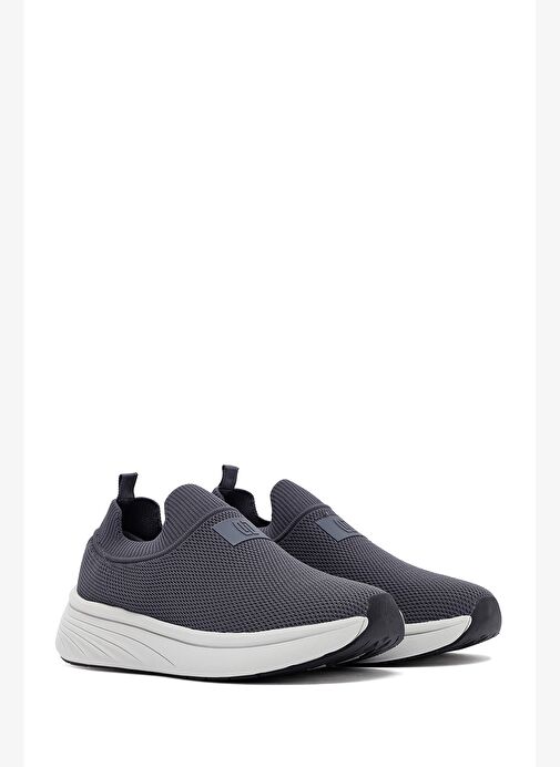 Derimod Zero Erkek Gri Kalın Tabanlı Kumaş Sneaker 25SFD69526F - Görsel 2