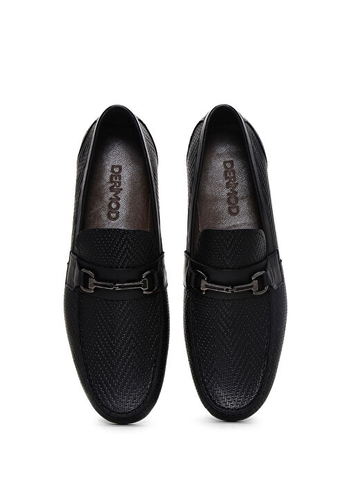 Derimod Siyah Erkek Deri Loafer 25SFD600126 - Görsel 7