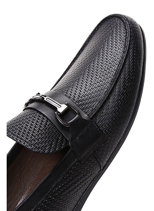 Derimod Siyah Erkek Deri Loafer 25SFD600126 - Görsel 9