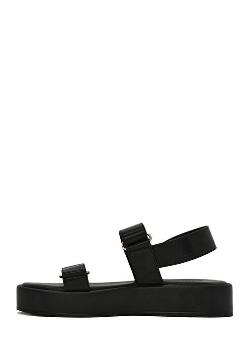 Derimod Derimod Kadın Siyah Kalın Tabanlı Sandalet 25SFE481318 Sandalet & Terlik | Boyner Siyah - 3. görsel