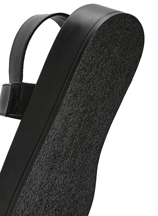 Derimod Derimod Kadın Siyah Kalın Tabanlı Sandalet 25SFE481318 Sandalet & Terlik | Boyner Siyah - 9. görsel