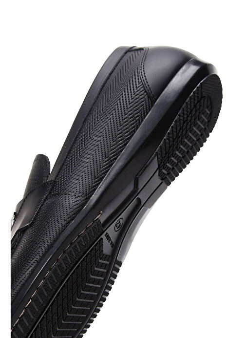 Derimod Siyah Erkek Deri Loafer 25SFD6003V3 - Görsel 8