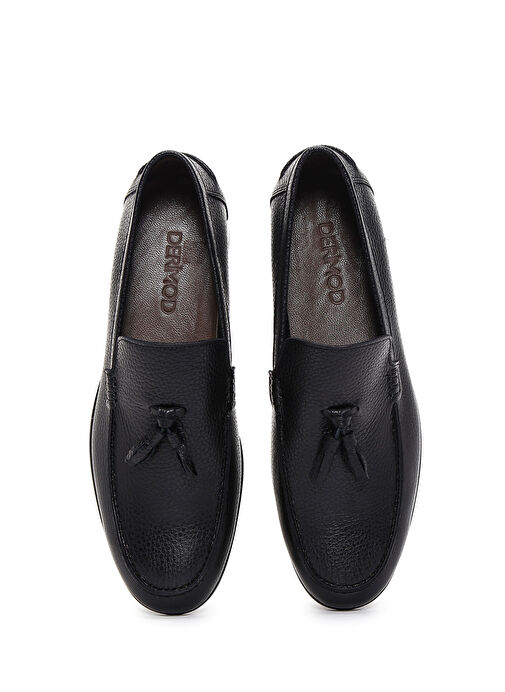 Derimod Siyah Erkek Deri Loafer 25SFD6004FT - Görsel 7