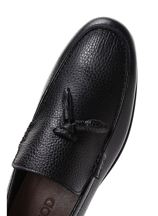 Derimod Siyah Erkek Deri Loafer 25SFD6004FT - Görsel 9