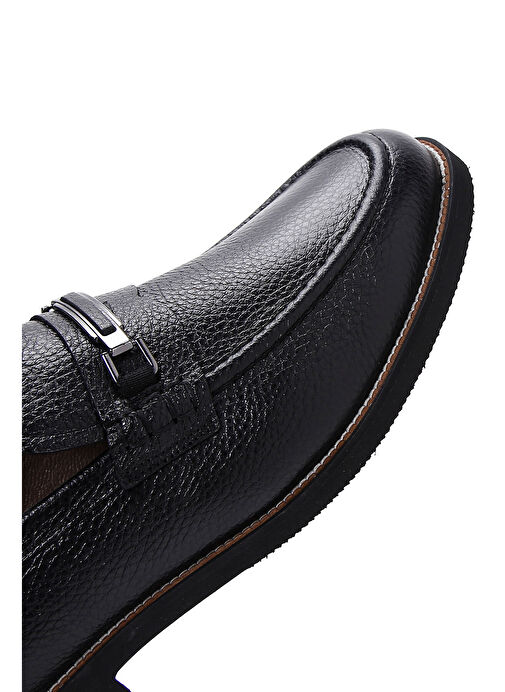 Derimod Siyah Erkek Deri Loafer 25SFD6005FT - Görsel 8