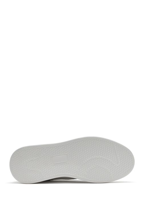 Erkek Beyaz Bağcıklı Deri Sneaker 25SFD6102FT - Görsel 5