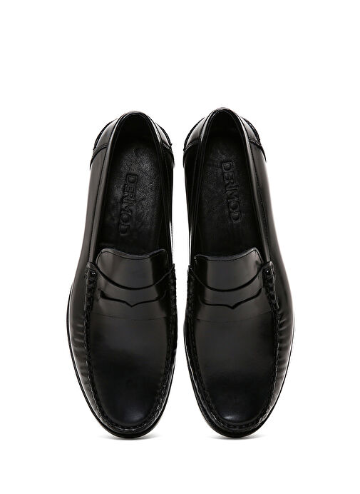 Derimod Siyah Erkek Deri Loafer 25SFD620022 - Görsel 7