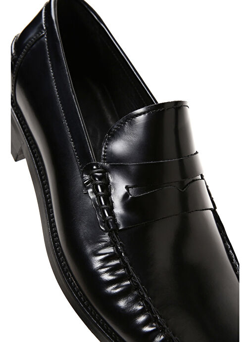 Derimod Siyah Erkek Deri Loafer 25SFD620022 - Görsel 8