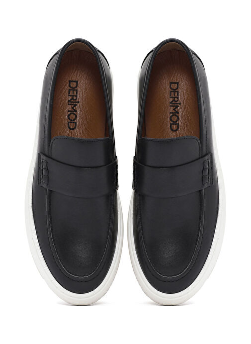 Derimod Derimod Erkek Siyah Deri Loafer 25SFD620318 | Boyner Siyah - 8. görsel