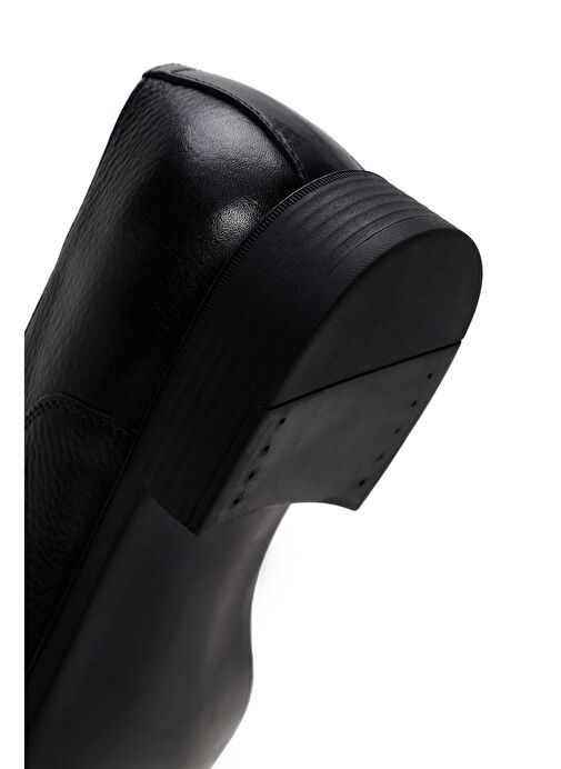 Derimod Siyah Kadın Nubuk Klasik Ayakkabı 25SFD6205FT - Görsel 9