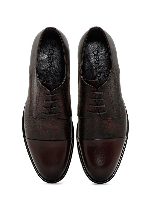 Derimod Kahverengi Kadın Nubuk Klasik Ayakkabı 25SFD6206FT - Görsel 7