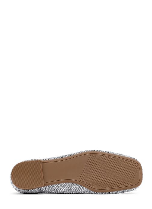 Kadın Gümüş Simli Babet 25SFE45196F - Görsel 5