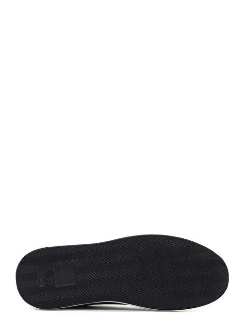 Erkek Lacivert Bağcıklı Deri Sneaker 25SFD640318 - Görsel 5