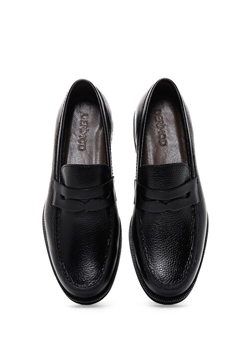 Derimod Siyah Erkek Deri Loafer 25SFD6008FT - Görsel 7
