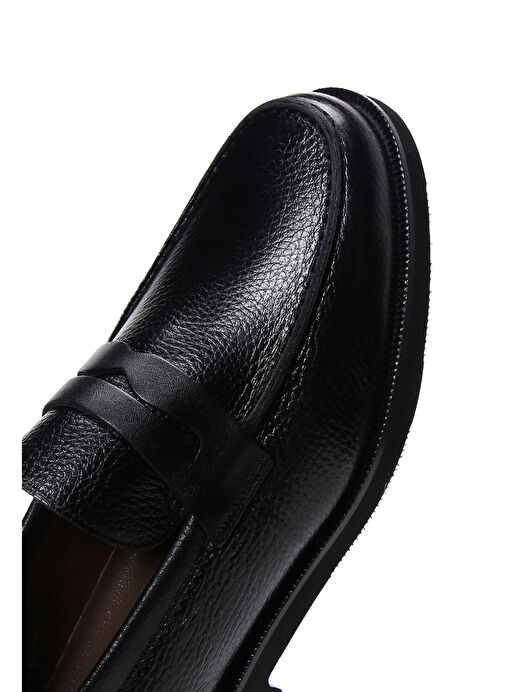 Derimod Siyah Erkek Deri Loafer 25SFD6008FT - Görsel 9