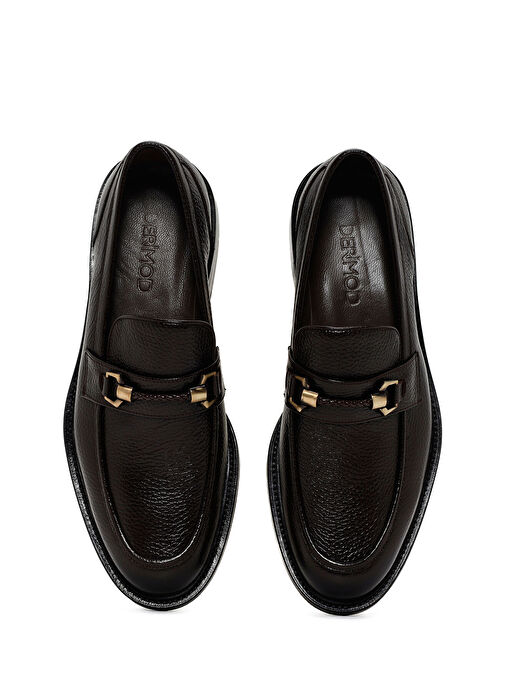 Derimod Derimod Erkek Kahverengi Deri Klasik Loafer 25SFD6009FT | Boyner Kahverengi - 7. görsel