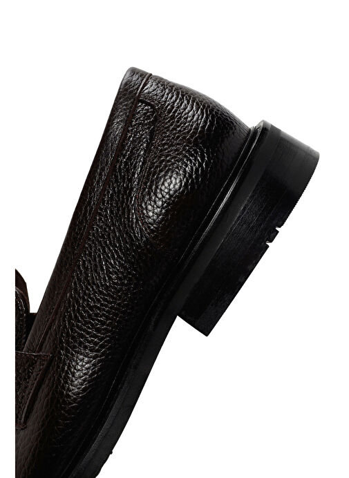 Derimod Derimod Erkek Kahverengi Deri Klasik Loafer 25SFD6009FT | Boyner Kahverengi - 8. görsel