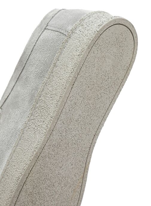 Erkek Gri Bağcıklı Süet Deri Casual Ayakkabı 25SFD630610 - Görsel 9