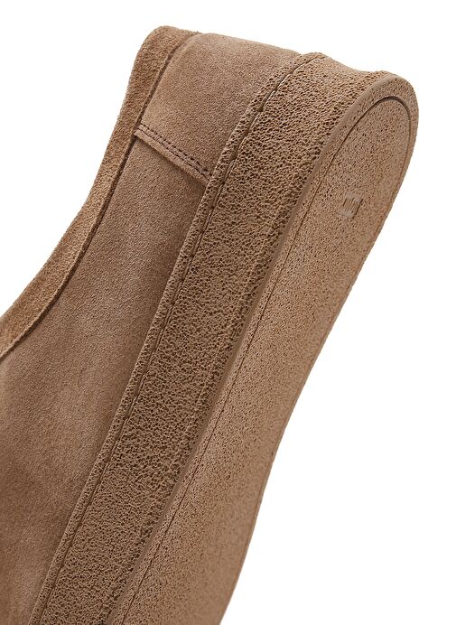 Erkek Vizon Bağcıklı Süet Deri Casual Ayakkabı 25SFD630610 - Görsel 9