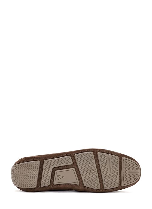 Erkek Vizon Süet Deri Loafer 25SFD630410 - Görsel 5