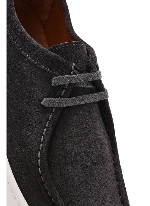 Derimod Derimod Erkek Gri Bağcıklı Süet Deri Casual Ayakkabı 25SFD631110 Boyner'de! Gri - 9. görsel