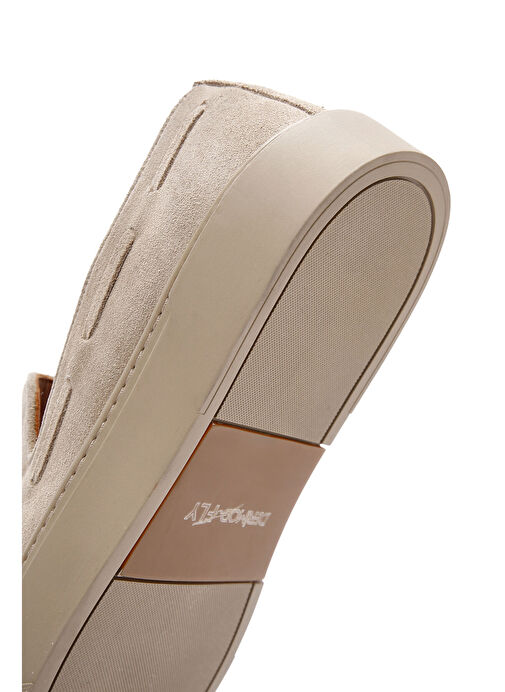 Derimod Fly Erkek Bej Süet Deri Casual Loafer 25SFD631310 - Görsel 9