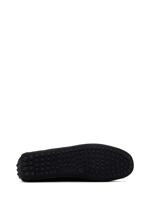Erkek Siyah Süet Deri Casual Loafer 25SFD630010 - Görsel 5
