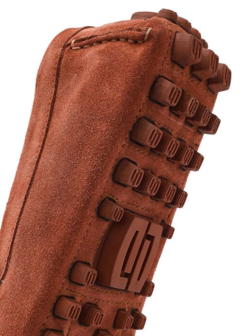 Erkek Kahverengi Süet Deri Loafer 25SFD630810 - Görsel 9