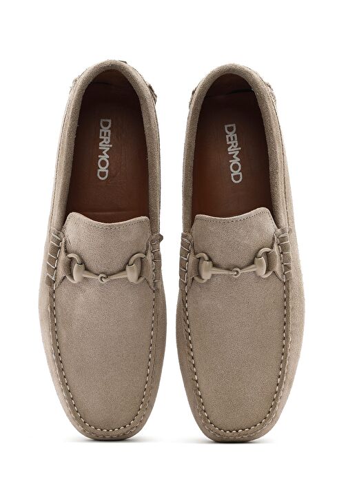 Derimod Derimod Erkek Vizon Süet Deri Loafer 25SFD630810 | Boyner Vizon - 8. görsel