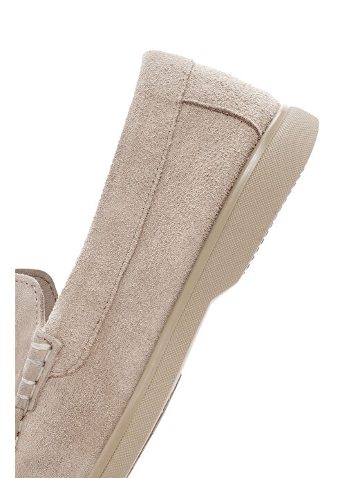 Derimod Fly Erkek Bej Süet Deri Loafer 25SFD631010 - Görsel 9