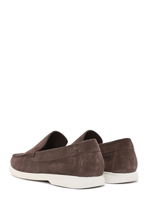 Derimod Fly Erkek Vizon Süet Deri Loafer 25SFD631010 - Görsel 6