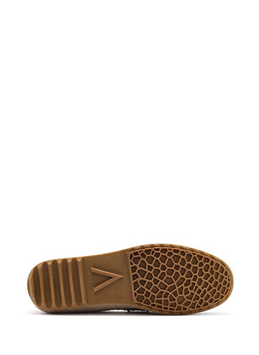 Erkek Bej Süet Deri Casual Loafer 25SFD630110 - Görsel 5