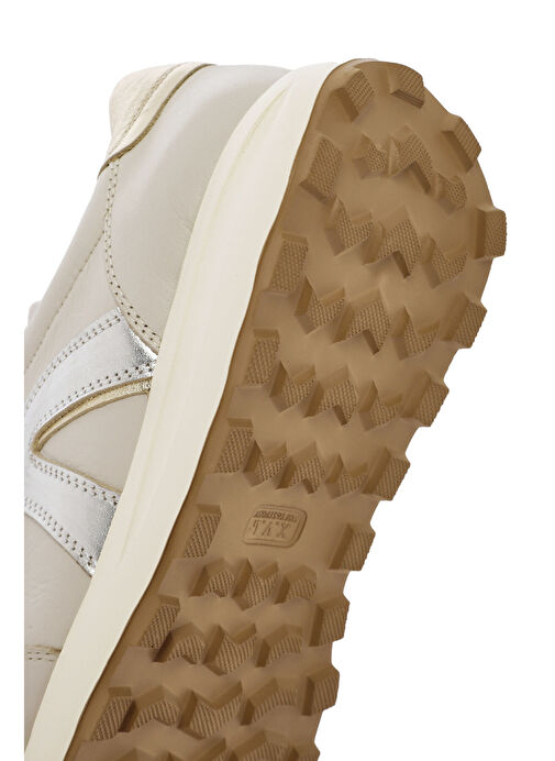 Derimod Derimod Kadın Bej Bağcıklı Deri Sneaker 25SFD372218 Boyner'de! Bej - 9. görsel