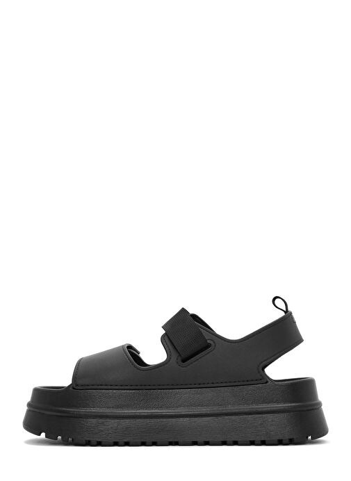 Derimod Derimod Kadın Siyah Bantlı Kalın Tabanlı Jelly Sandalet 25SFE4753PV Sandalet & Terlik | Boyner Siyah - 3. görsel