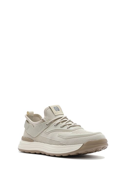 Erkek Bej Bağcıklı Kalın Tabanlı Sneaker 25SFD69286F - Görsel 7