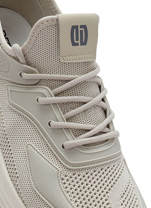 Erkek Bej Bağcıklı Kalın Tabanlı Sneaker 25SFD69286F - Görsel 9