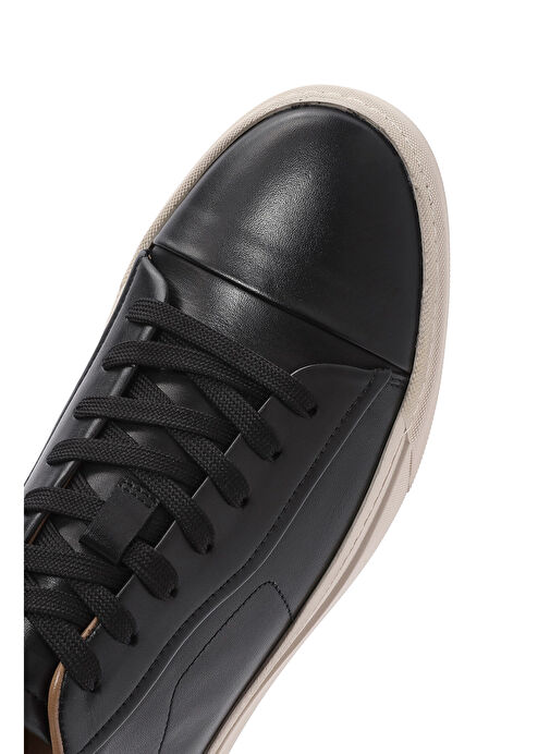Derimod Siyah Erkek Deri Sneaker 25SFD610518 - Görsel 9