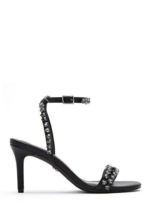 Derimod Derimod Kadın Siyah Bilekten Tokalı Taşlı İnce Topuklu Sandalet 25SFD443914 Sandalet & Terlik | Boyner Siyah - 2. görsel
