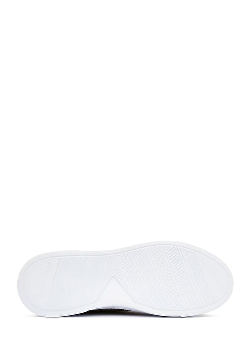 Erkek Vizon Bağcıklı Süet Deri Sneaker 25SFD752110 - Görsel 5