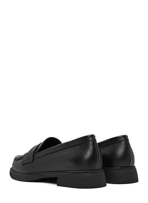 Derimod Derimod Kadın Siyah Deri Maskülen Loafer 25SFD182318 | Boyner Siyah - 6. görsel