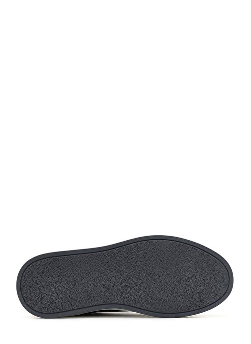 Erkek Siyah Bağcıklı Deri Sneaker 25SFD6881FT - Görsel 5