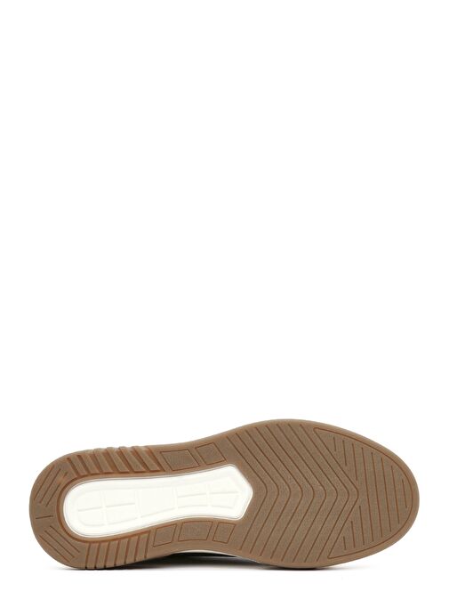 Erkek Kahverengi Bağcıklı Kalın Tabanlı Deri Sneaker 25SFD6882FT - Görsel 5