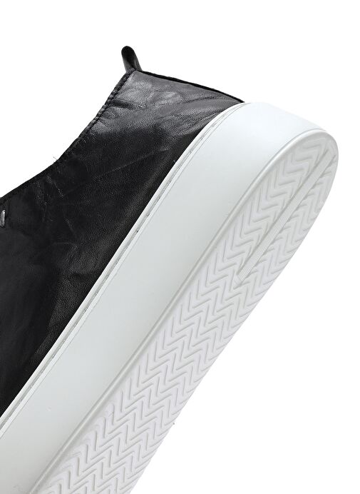 Derimod Derimod Erkek Siyah Bağcıklı Kalın Tabanlı Deri Sneaker 25SFD688326 | Boyner Siyah - 9. görsel